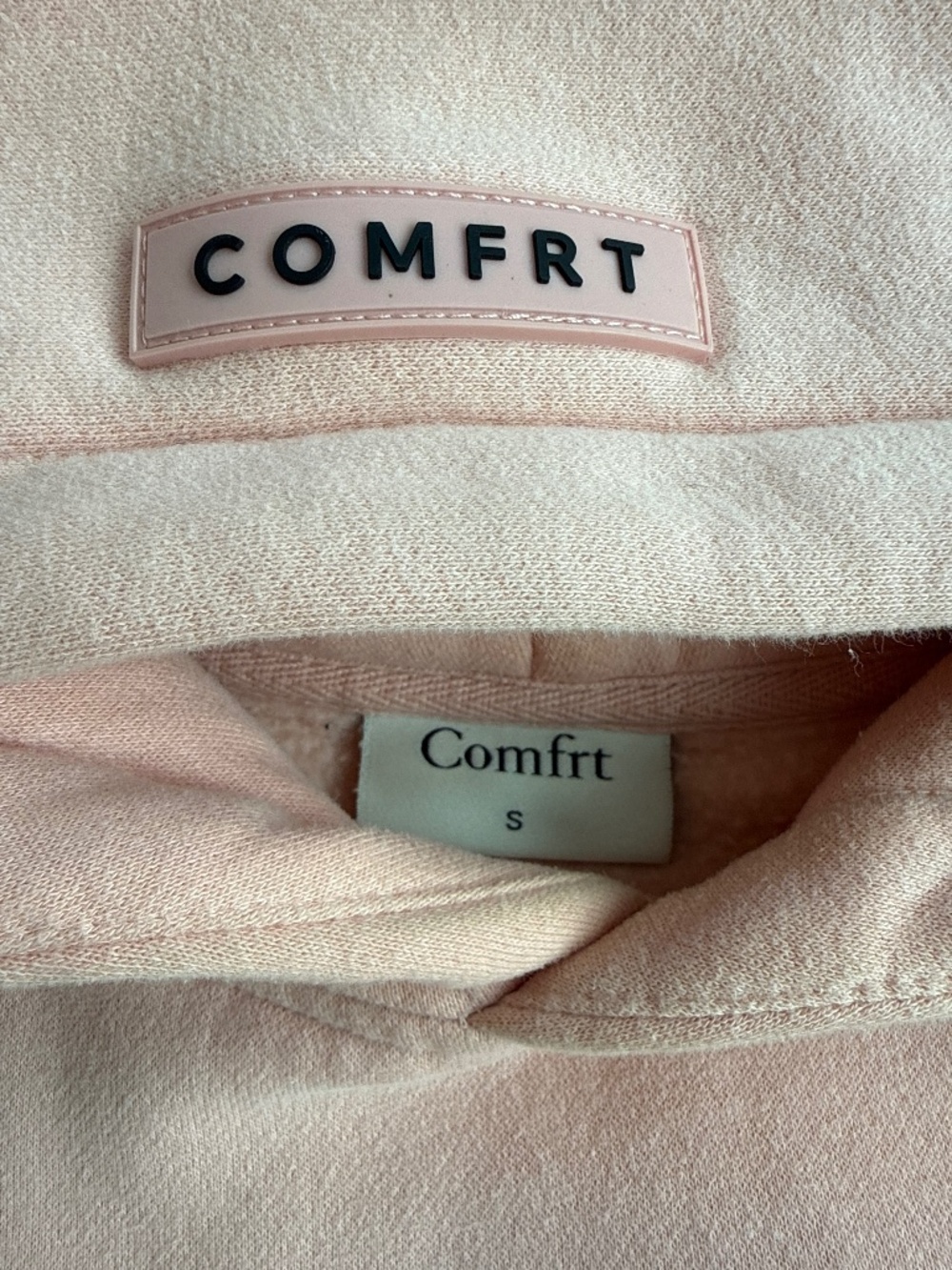 Comfrt Peach Pink Pastel Sweat Set - Picture 4 of 9